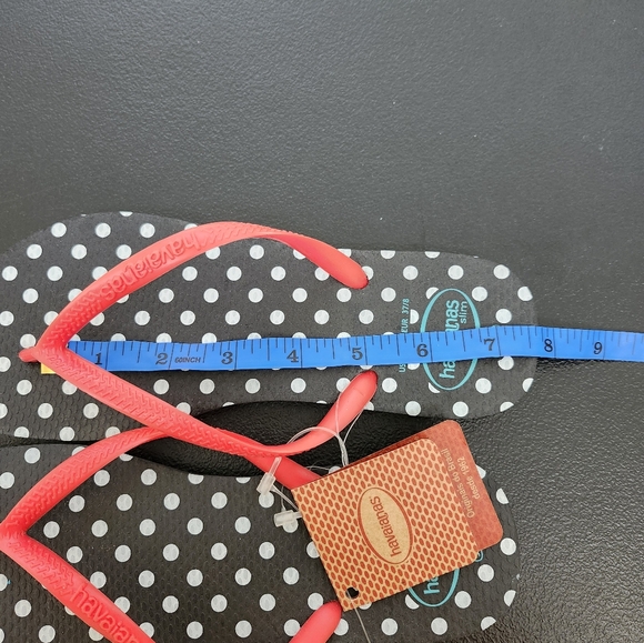 NWT - HAVAIANAS Slim Flip Flop, Polka Dot - Picture 5 of 5